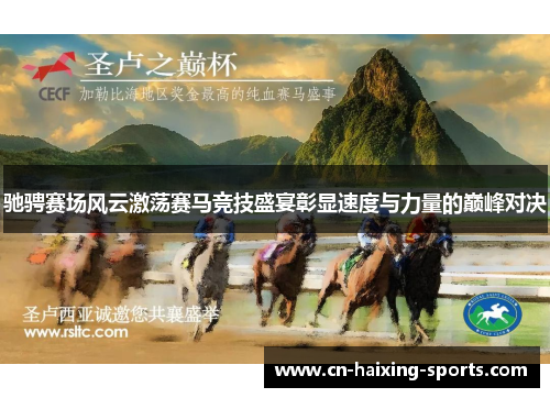 驰骋赛场风云激荡赛马竞技盛宴彰显速度与力量的巅峰对决